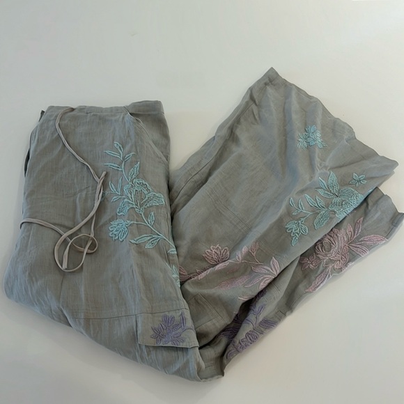 Johnny Was Linen Pants 👖 - Picture 1 of 16